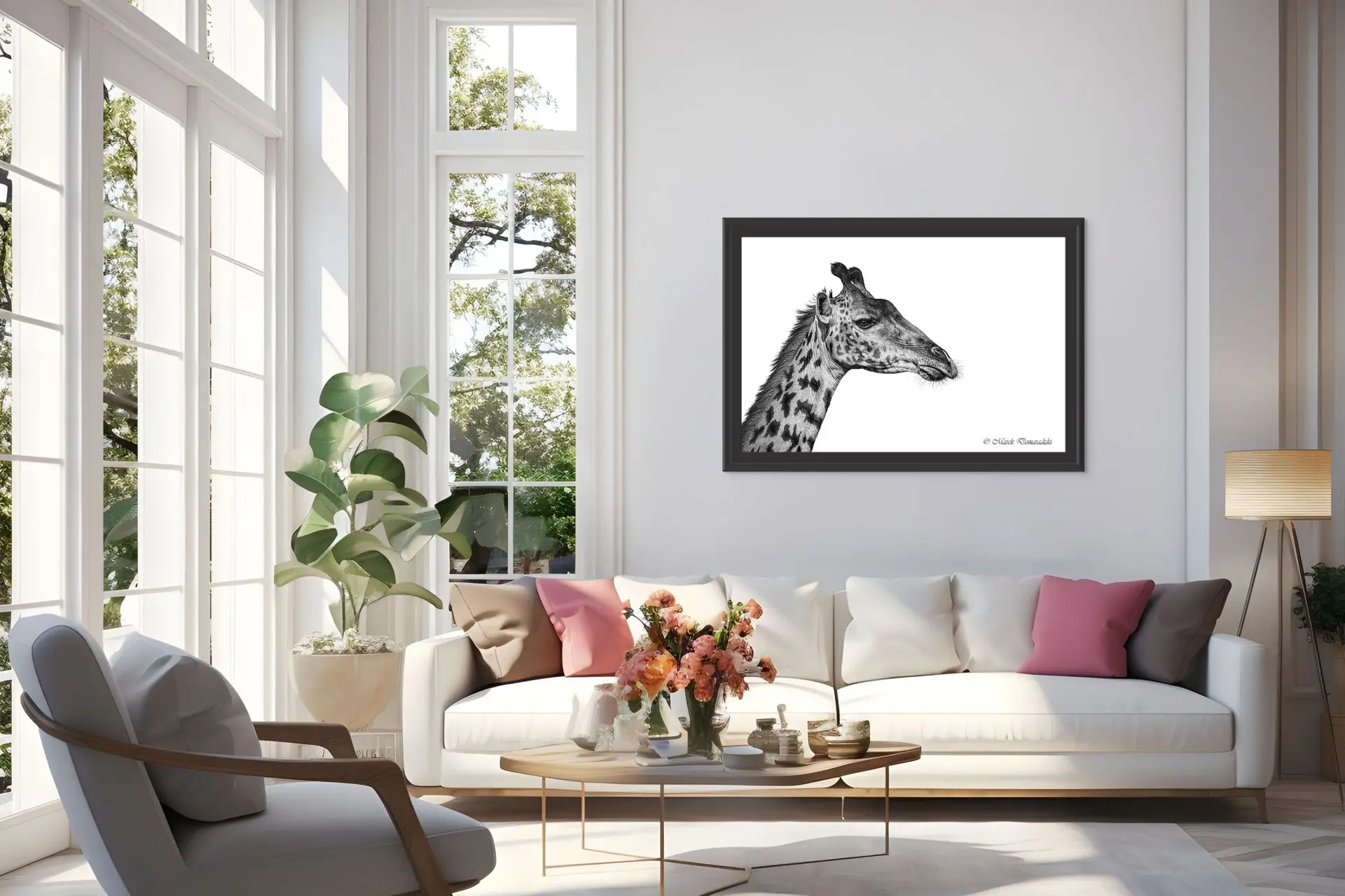 Giraffe Portrait - Image 7